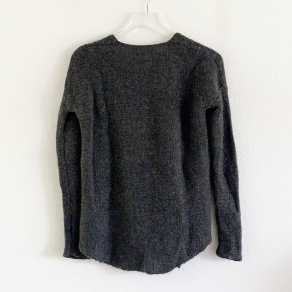 Helmut Lang Dark Grey Wool Knit Sweater P - Picture 2 of 8